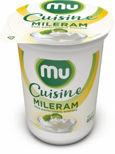 Kisla smetana Mu cuisine Mileram, 18% mm, 400 g