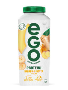 Jogurt proteini EGO, brez laktoze, banana, ingver, 330 g