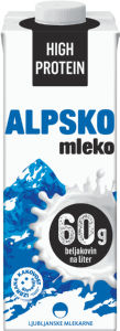 Mleko Alpsko, High protein, 1 l