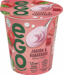 Jogurt Ego, jagoda, rabarbara, 150 g
