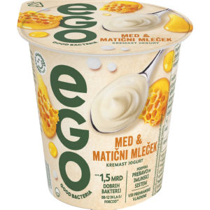 Jogurt Ego, med, matični mleček, 150 g