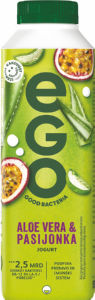 Jogurt Ego, Aloe vera pasijonka, 500 g
