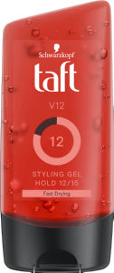 Gel za lase Taft Looks, V12 power, 150ml