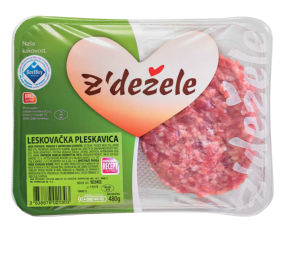 Leskovačke pleskavice Z’dežele, 480 g