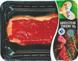 Goveji steak z’dežele, zorjen, Izbrana kakovost, 300 g