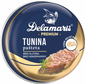 Pašteta Delamaris, Premium, tunina, 95 g