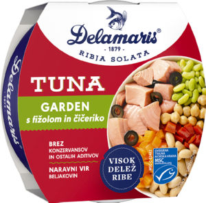 Ribja solata Tuna Garden Delamaris, 170 g, MSC