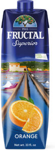 Sok Fructal Premium, pomaranča, 1 l