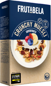 Musli Frutabela, Crunchy, super sadje, 330 g