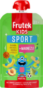 Frutek kaša Sport, banana, breskev, hruška in piškoti, 180 g