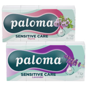 Robčki Paloma, Senzitive c.ess.,thy 4-sl, 8/1