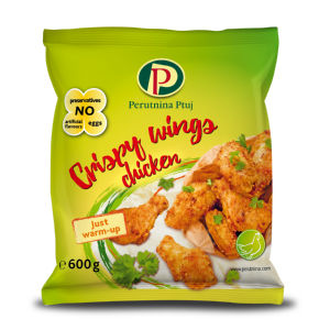 Piščančja hrustljava krilca Natura, zamrznjeno, 600 g
