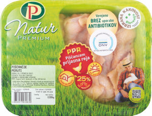 Piščančje peruti Perutnina Ptuj, zgornji deli, PPR, IK, 500 g