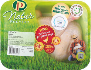 Piščančja bedra Perutnina Ptuj, IK, PPR, 550g