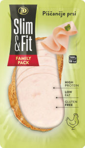 Narezek Slim & Fit, piščančje prsi, 250 g