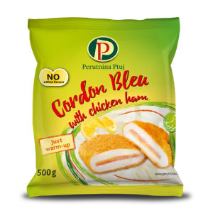 Piščančji cordon bleu, zamrznjeno, 500 g, Perutnina Ptuj