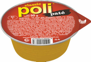 Pašteta piščančja Poli, pate, classic, 50 g