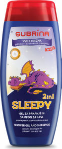 Gel za prhanje in šampon Subrina Kids, Sleepy, 250 ml
