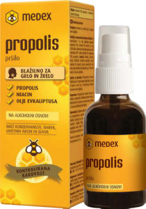 Propolis pršilo Medex, na alkoholni osnovi, 30 ml