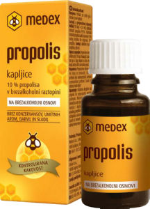 Kapljice Propolis, brez alkohlni raztopini, 15 ml