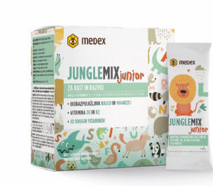 Instant napitek Medex Junglemix Junior, 15 vrečk po 8 g v prahu