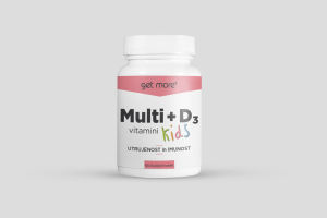 Prehransko dopolnilo Get More, Kids multivitamini D3, 60 tablet