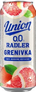 Radler, grenivka, alk. 0,0 vol. %, 0,5 l