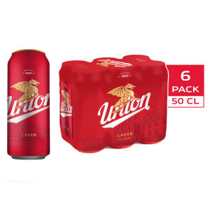 Pivo Union Lager, alk. 4,9 vol %, 6 x 0,5 l