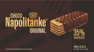 Napolitanke Kraš, čokoladne original, 430 g