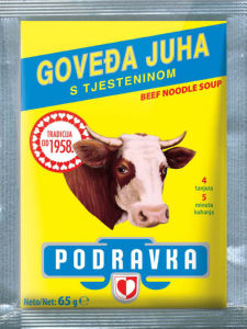 Juha Podravka, goveja s testeninami, 65 g