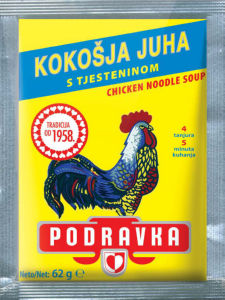 Juha Podravka, kokošja s testeninami, 62 g