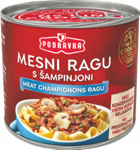 Ragu mesni Podravka, s šampinjoni, 200 g