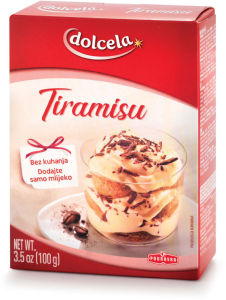Krema Dolcela, tiramisu, 100 g