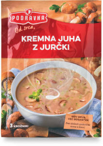 Juha Podravka, kremna z jurčki, 60 g