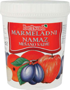 Namaz marmeladni Belsad, mešano sadje, 700 g
