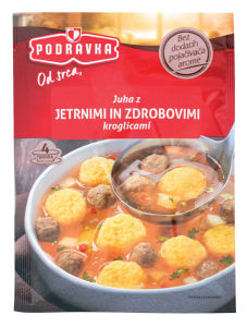 Juha Podravka, jetr. in zdrob. kroglic, 52 g