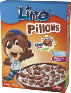Žitarice Lino, pillows, nougat, 250 g