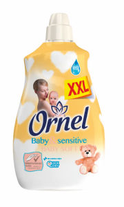 Mehčalec za perilo Ornel, Baby & Sensitive 108 pranj, 2,7l
