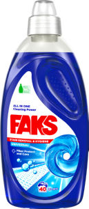 Pralni prašek Faks, gel, Universal, 40 pranj, 1,8 l