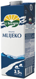 Mleko trajno Z bregov, 3,5 % m.m., 1 l