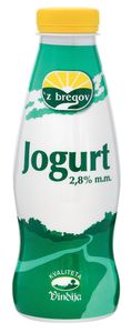 Jogurt Z’bregov, 2,8 % m.m., 500 g