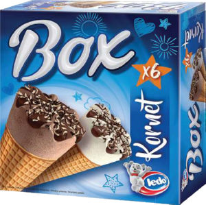 Kornet Ledo, Box, fun time, 6 x 120 ml