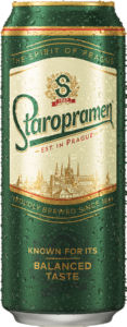 Pivo Staropramen, alk.5 vol%, 0,5 l