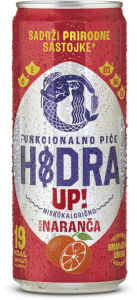 Pijača Hidra, Up, pomaranča, pločevinka, 0,33 l