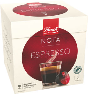 Kava Franck Nota Espresso, kapsule, 112 g
