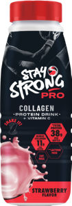 Napitek Stay Strong Pro, Collagen jagoda, 0,5 l