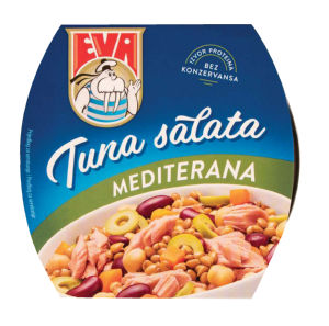 Solata Eva tuna, Mediterana, 160 g