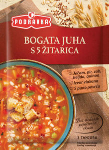 Juha bogata, s 5 žiti, 80 g