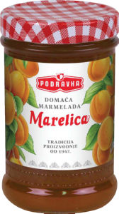 Marmelada domača Podravka, marelična, 670 g