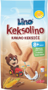 Keksi Lino, keksolino, kakavovi, 140 g